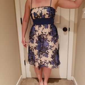 Spaghetti Strap Floral Dress